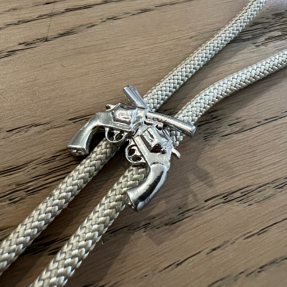 Silver Bolo Tie